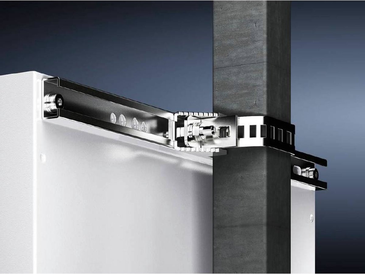 Rittal AX 2584.100 Mastbevestiging Plaatstaal 2 stuk(s)