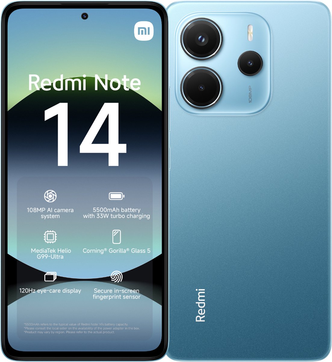 Xiaomi Redmi Note 14 - 4g 128gb Ocean Blauw 128 Gb