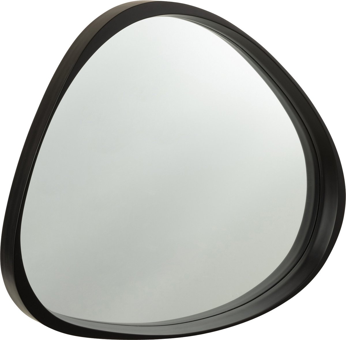 J-Line miroir Giles - verre - noir - small - Ø 71 cm