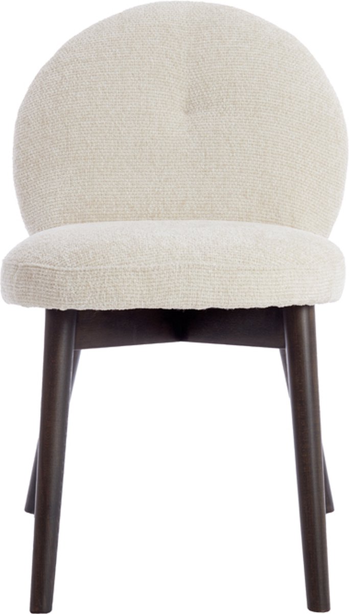 Light & Living - Eetkamerstoel SINOSA - 59x50x83cm - Wit - Set van 2