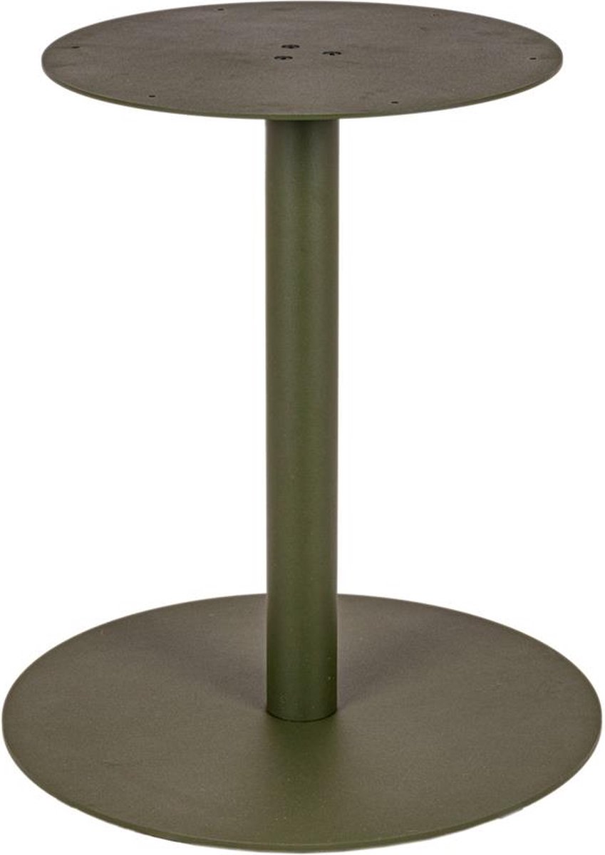 Metalen tafelpoot Portland olijfgroen