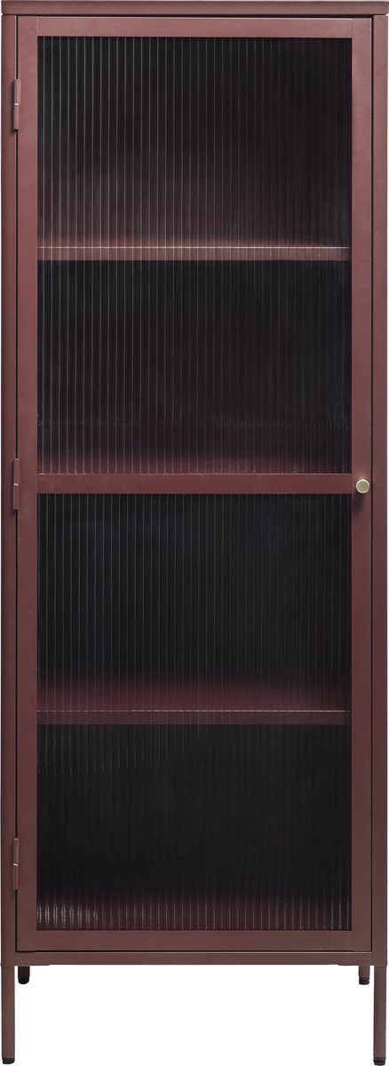 by fonQ Opal Vitrinekast - H 160 cm - Bordeaux
