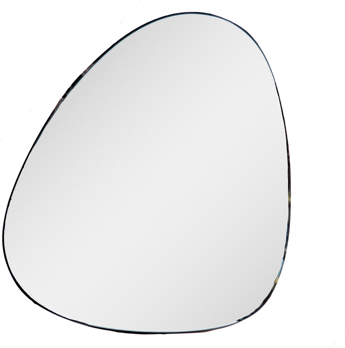 Clayre & Eef Spiegel 50x60 cm Zwart Metaal Grote Spiegel