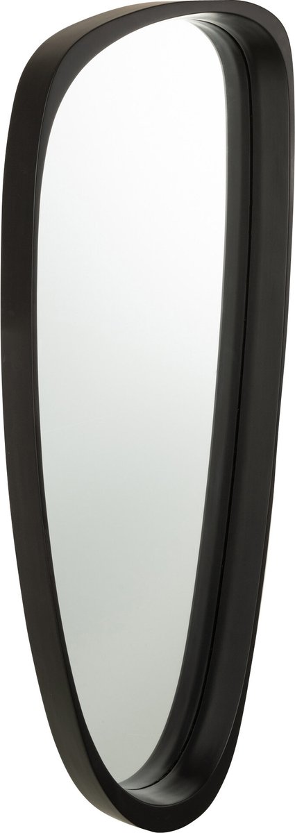 J-Line miroir Giles Lang - verre - noir - 33 x 89 cm
