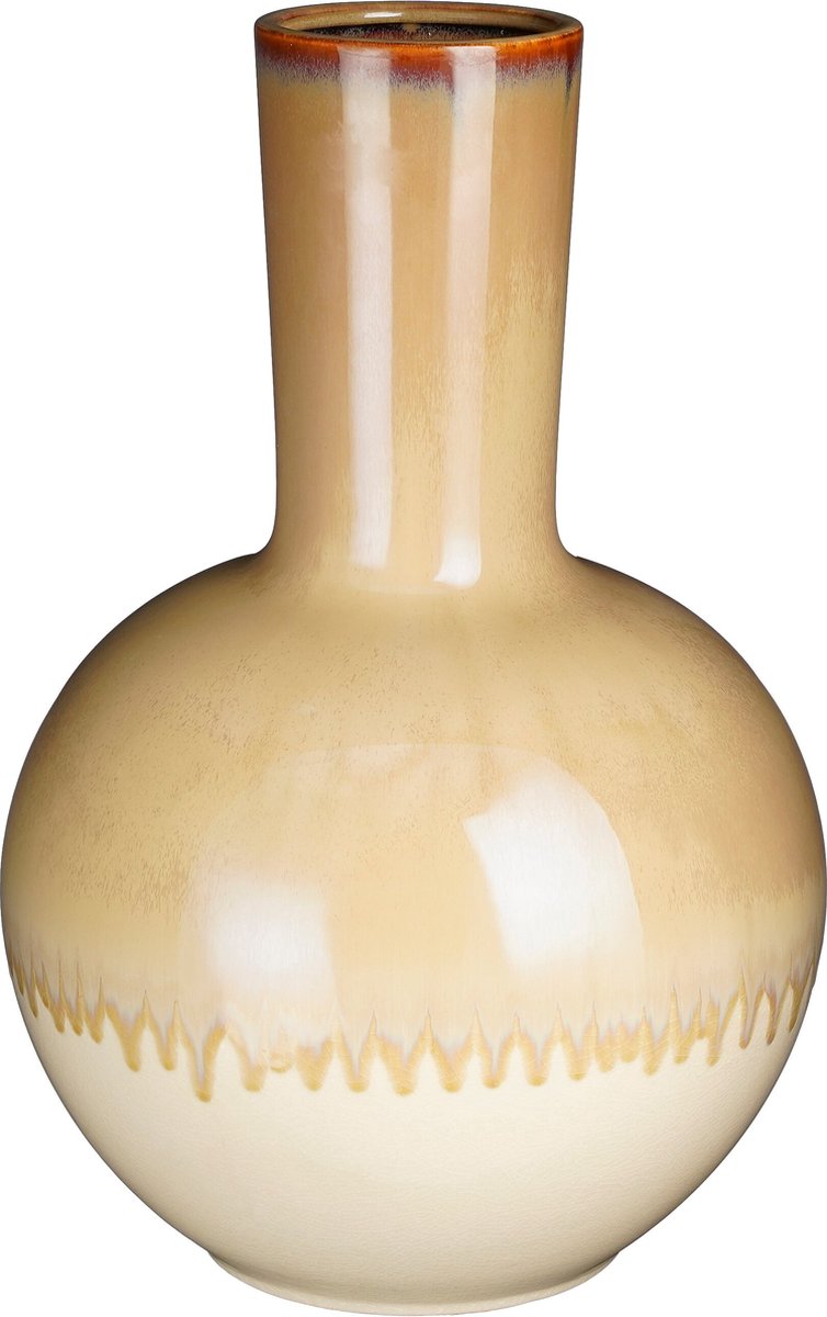 Mica Decorations Holm Vaas - H52 x Ø34 cm - Keramiek - Crème