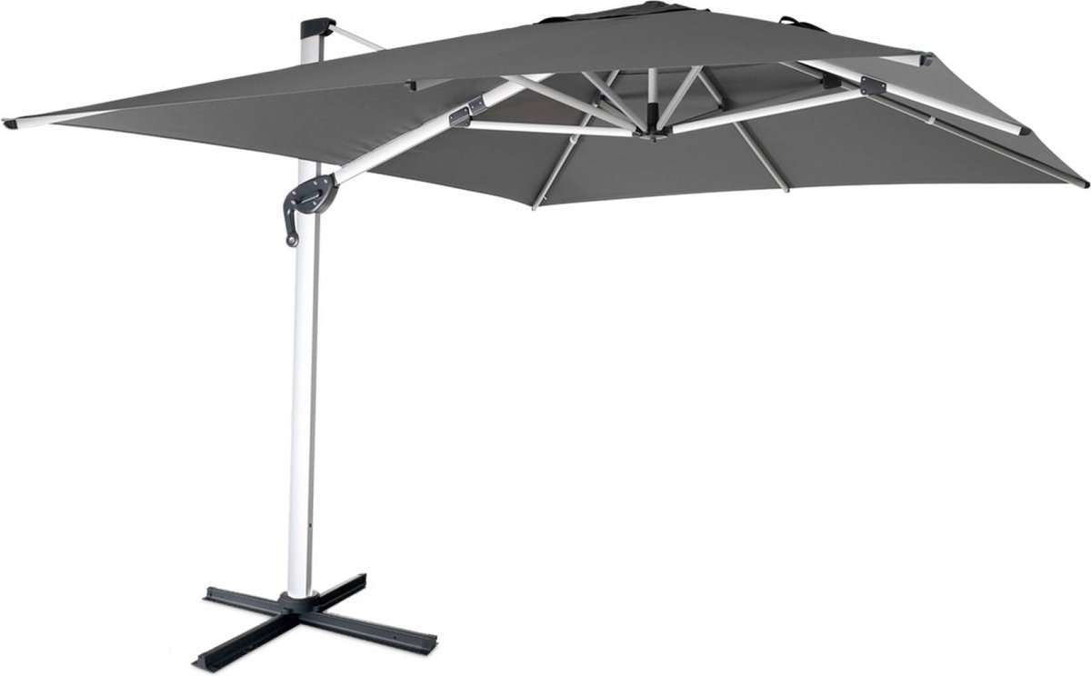 sweeek - Vierkante parasol 3x4m, hoes inbegrepen