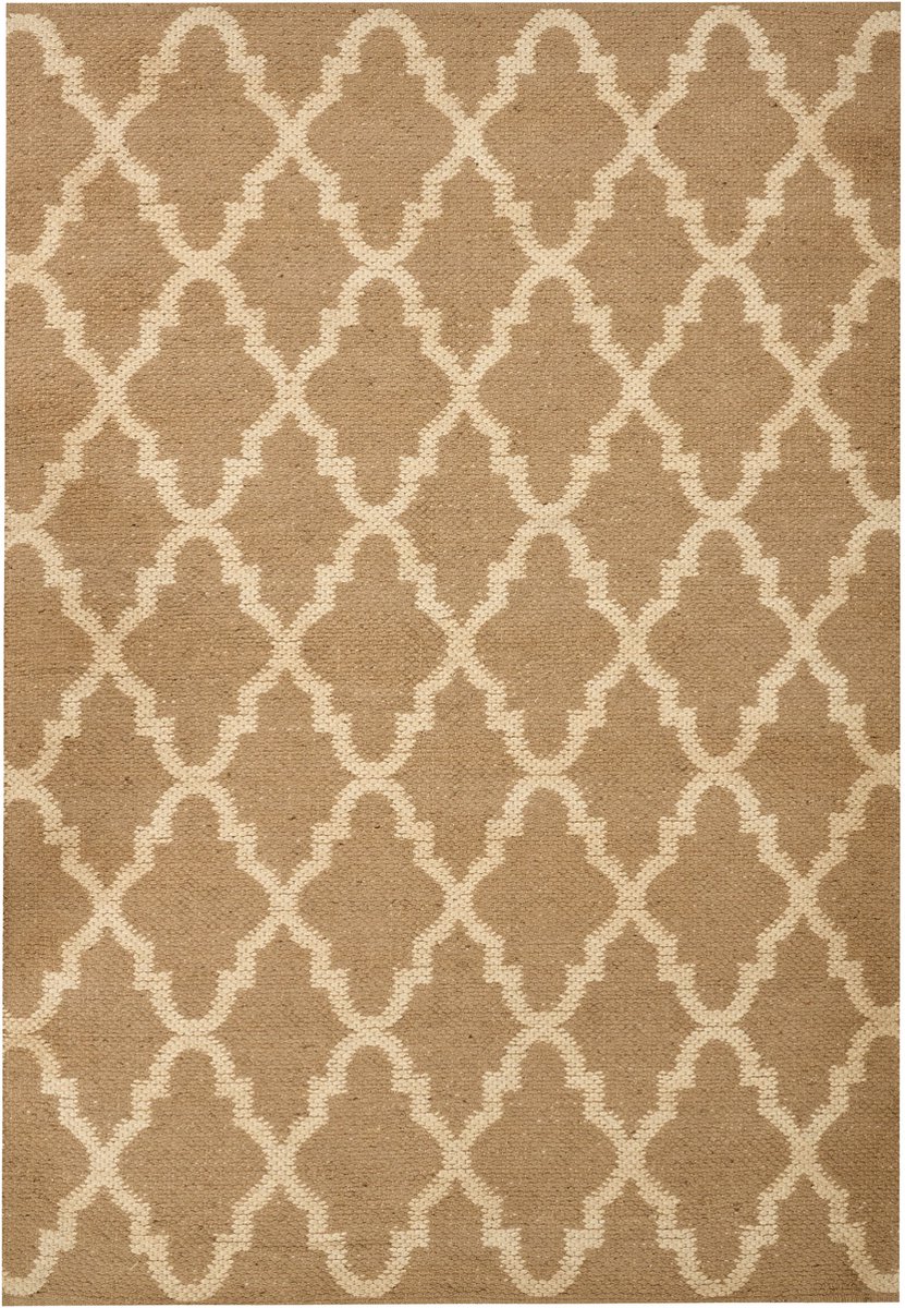 Beliani - MERMER - Laagpolig vloerkleed - Beige - 160 x 230 cm - Jute