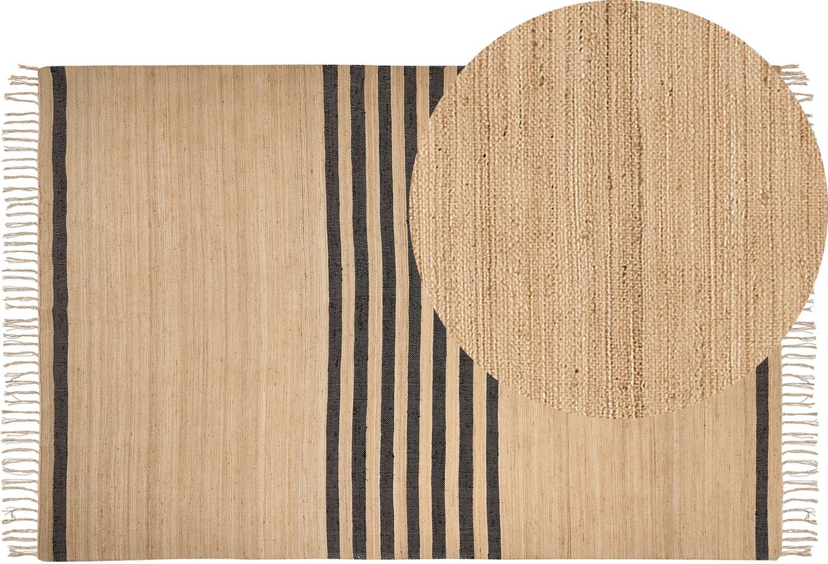 Beliani - ERICEK - Vloerkleed - Beige - 200 x 300 cm - Jute
