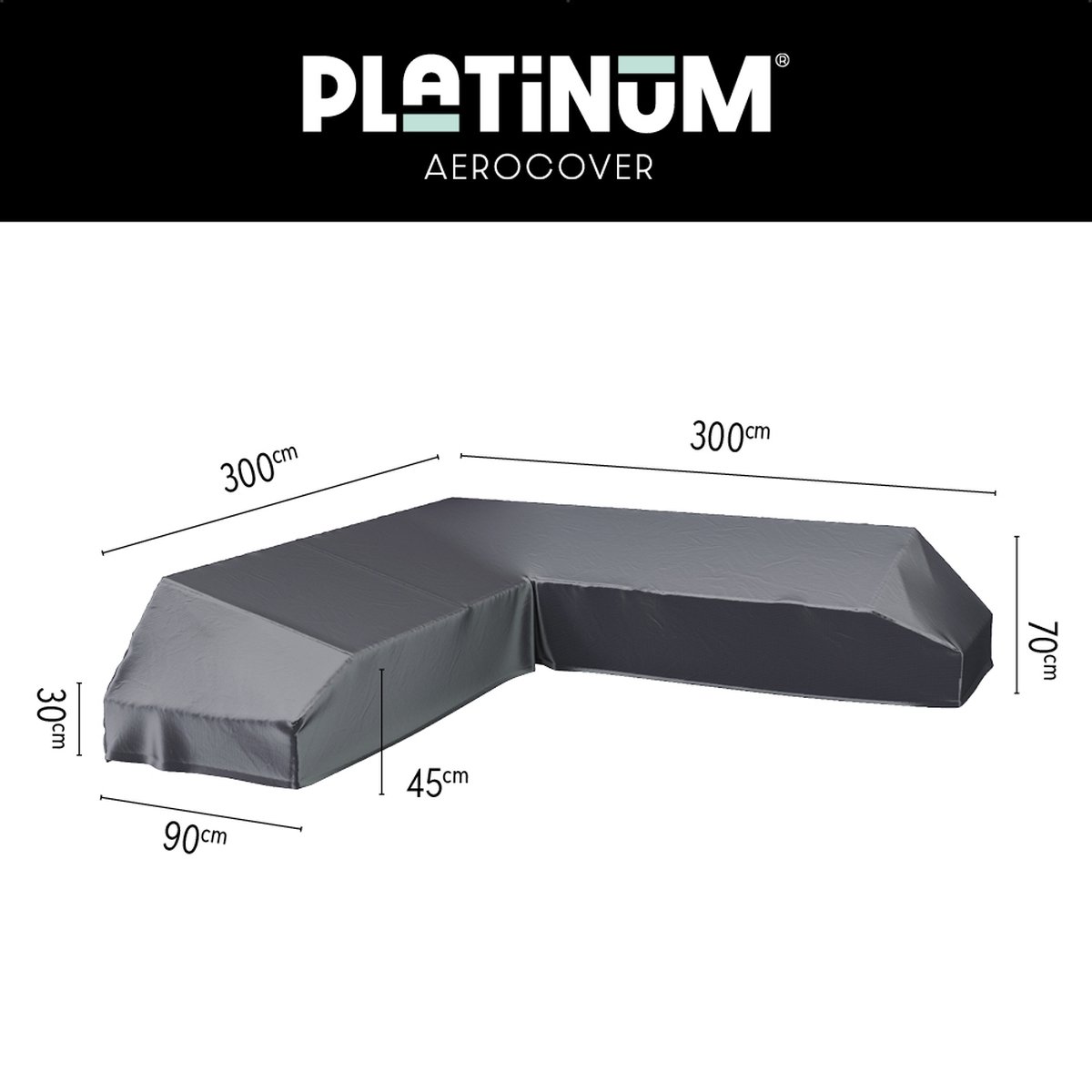 AeroCover Loungesethoes Platform B 300 x D 300 cm