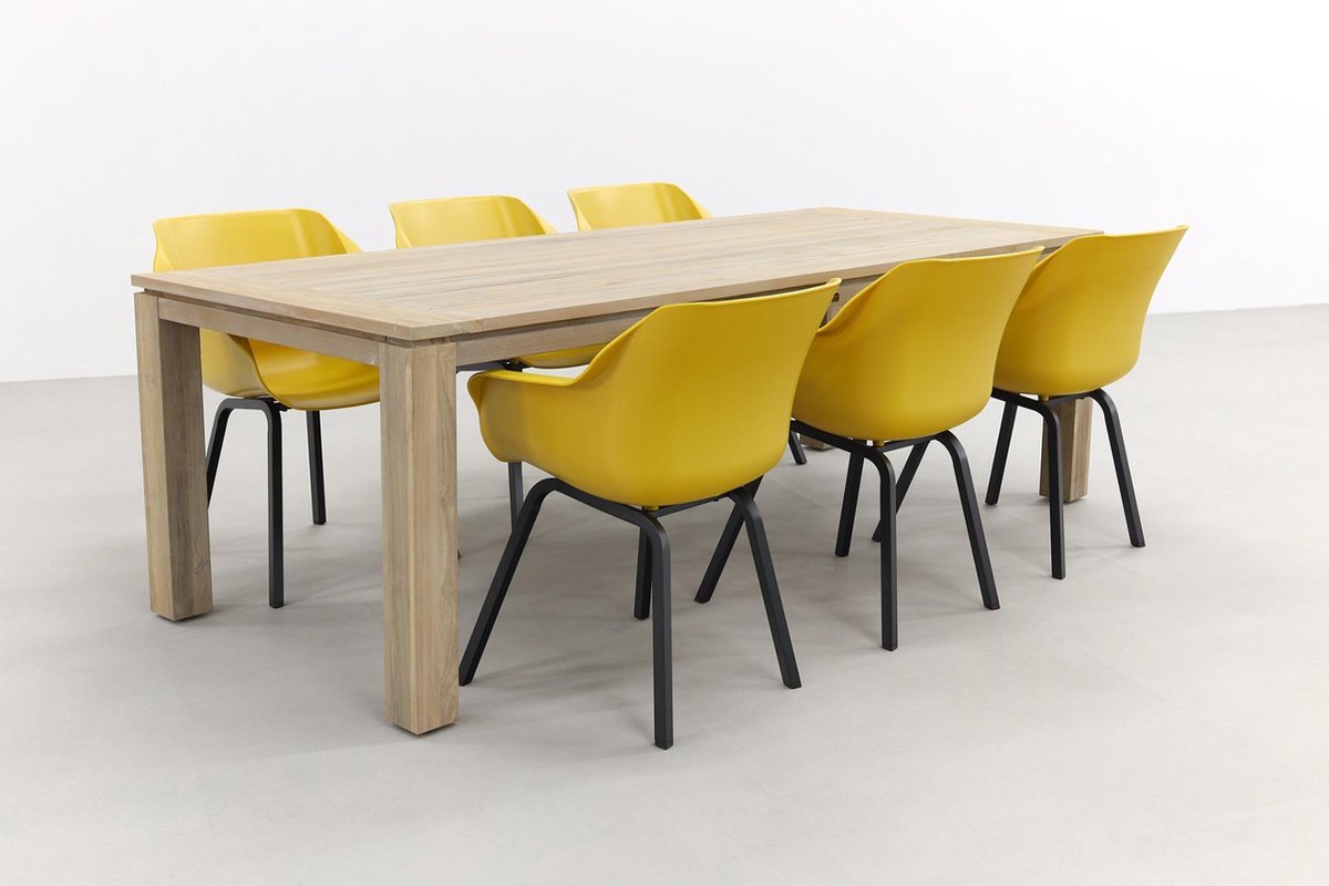 Hartman Sophie Element Geel|Rome grey 240 cm. tuinset - 7-delig