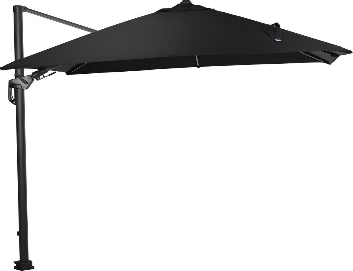 Garden Impressions Hawaii Lumen parasol 300x300 - carbon black| zwart