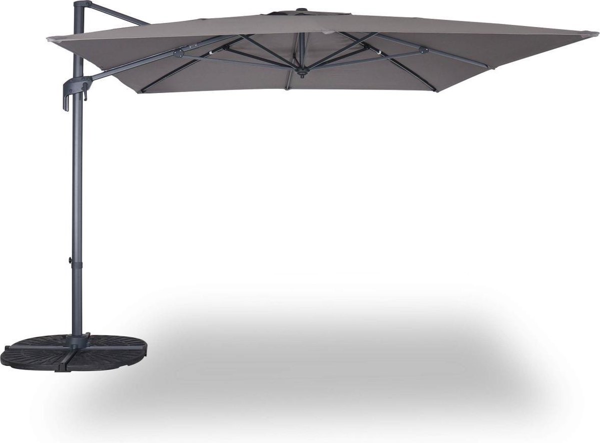 sweeek - Rechthoekige zweefparasol 3x4 m - Antibes