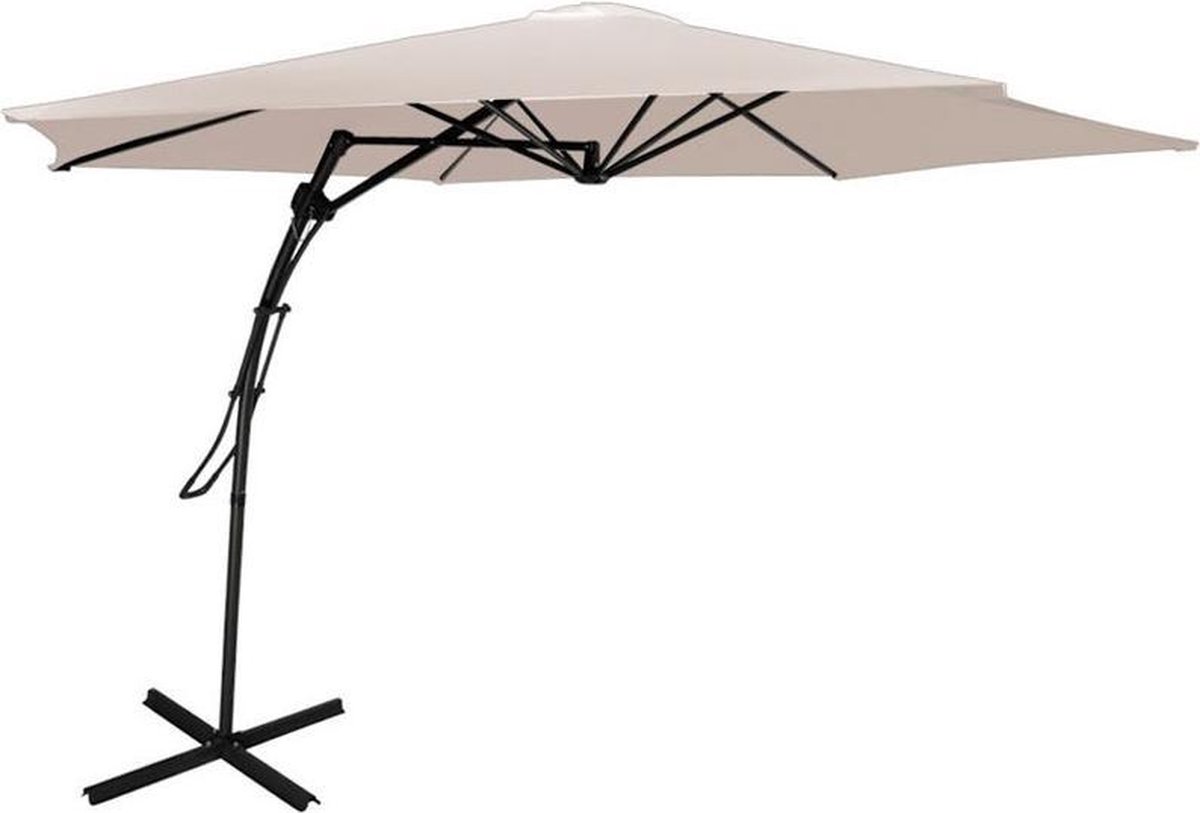 Feel Furniture - Zweefparasol - 3 Meter - Crème
