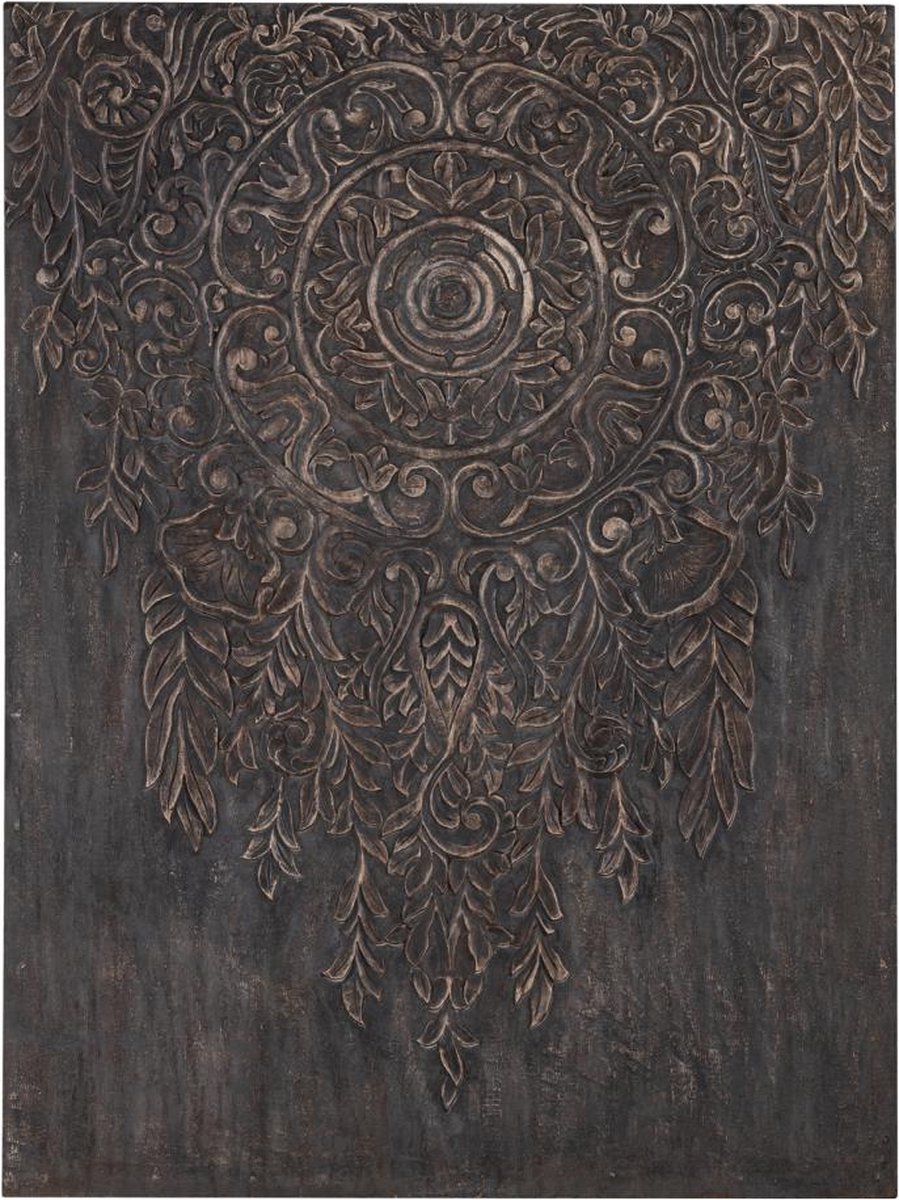 PTMD Wianna Wanddecoratie - 90x3x120 cm - Mdf - Grijs