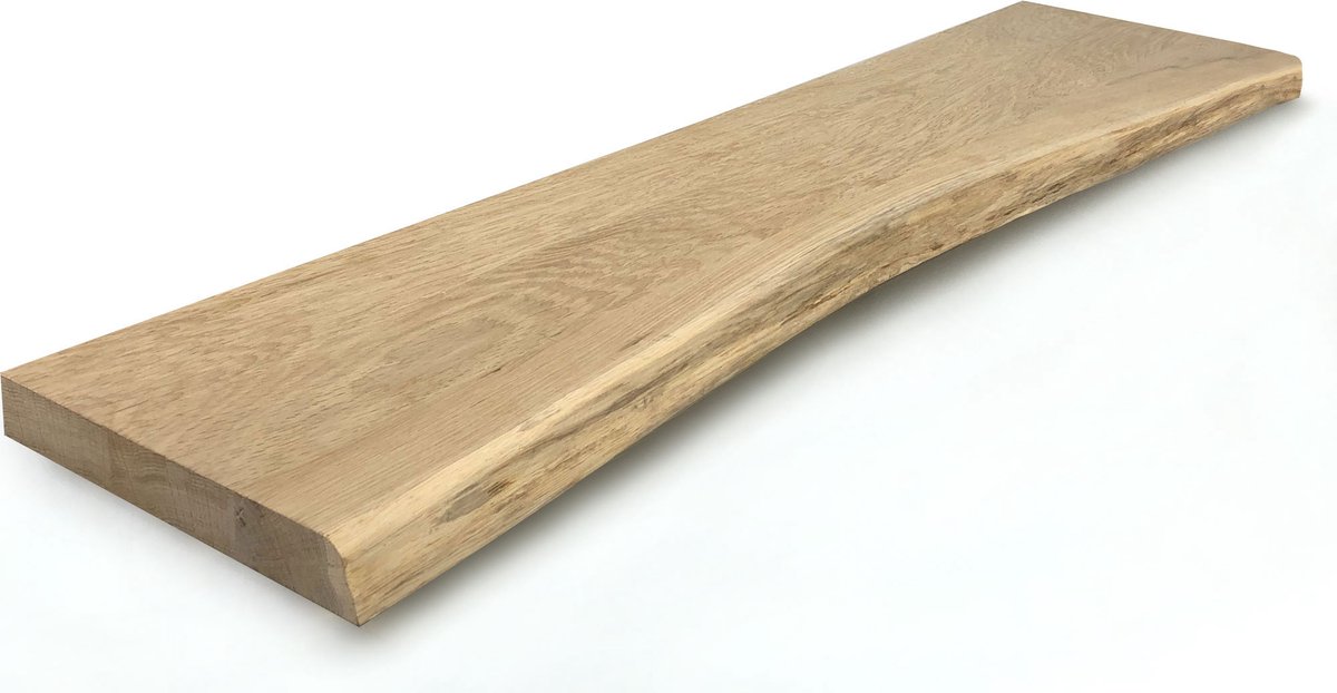 Woodbrothers Eiken plank massief boomstam 80x40cm