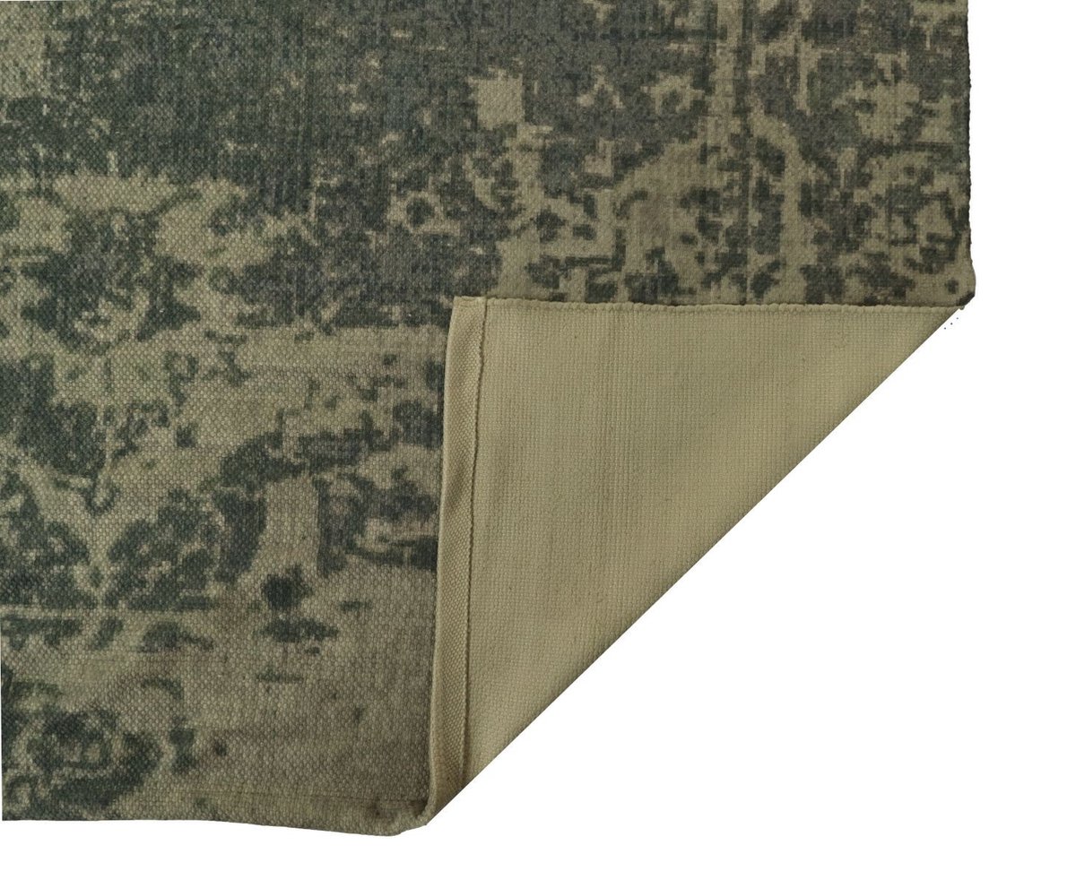 HSM - Vloerkleed Splash - 160x230 - Blauw|grijs|lichtgroen - Polyester