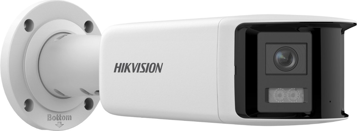 Hikvision DS-2CD2T47G2P-LSU/SL -  AcuSense - ColorVu - Panorama - Bullet -  4MP - Wit