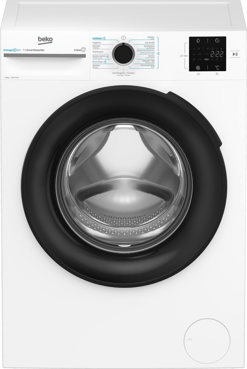 Beko Bm3wft3841w - Energyspin Wasmachine (8 Kg 1400 Rpm A)