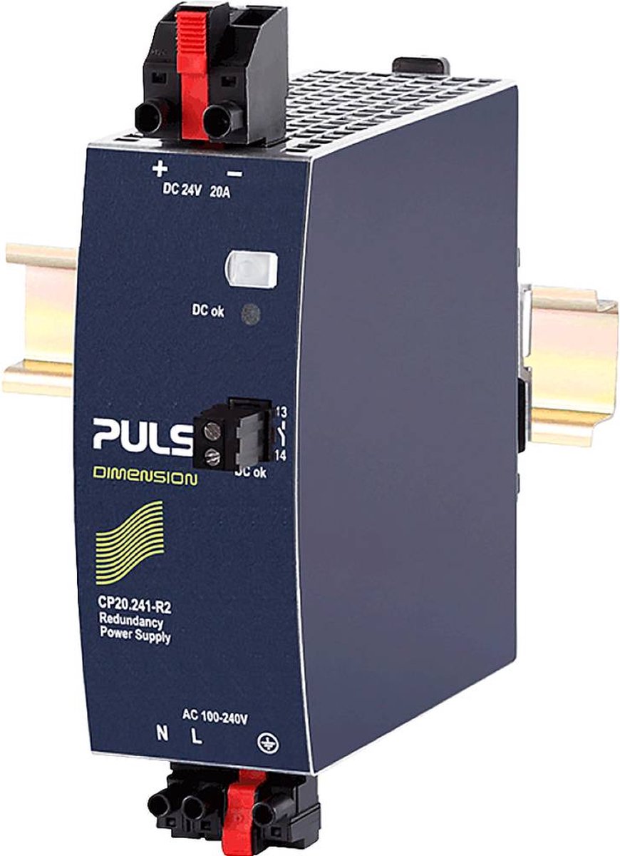 PULS Puls DIN-rail redundantie module 24 V 20 A 480 W Aantal uitgangen: 1 x Inhoud: 1 stuk(s)