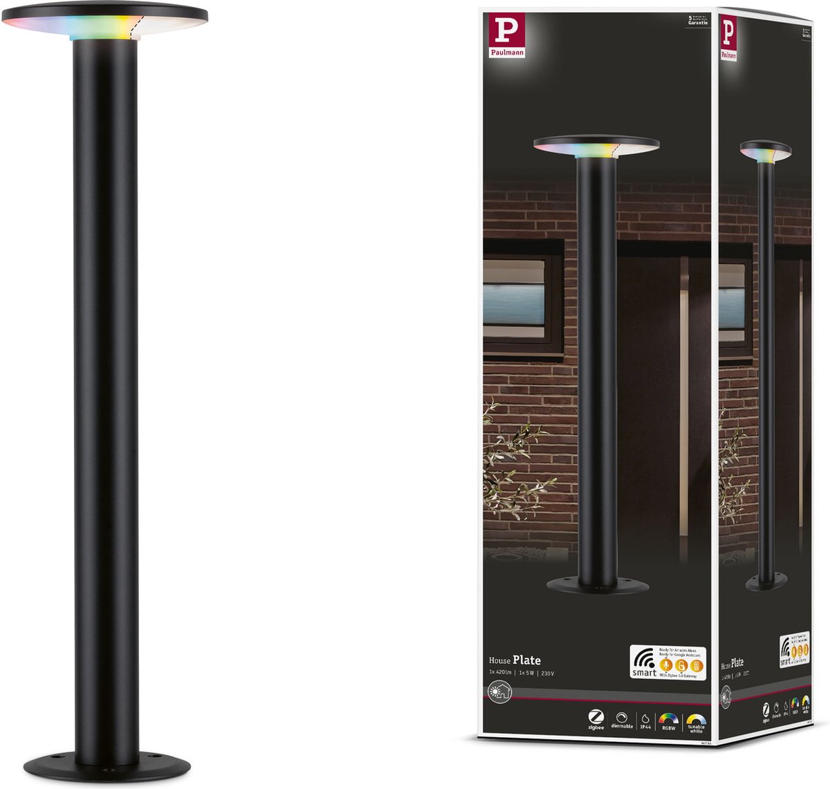 Paulmann 94756 Plate Wegverlichting LED 5 W Antraciet