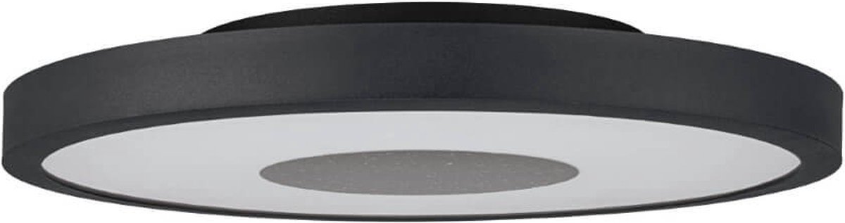 EGLO Marmorata Plafondlamp - LED - Ø 45 cm - Zwart|Wit