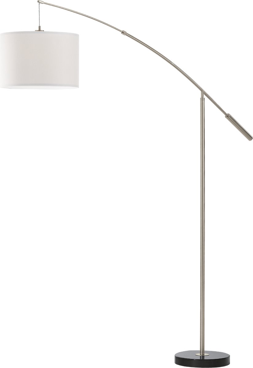 EGLO Nadina Vloerlamp - E27 - 195 cm - Grijs|Wit