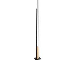 EGLO Panagria Vloerlamp - LED - 146 cm - Zwart|Bruin|Wit