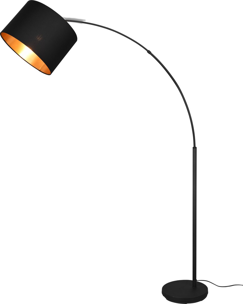 Reality Bolivia Vloerlamp 1x E27 10W Zwart