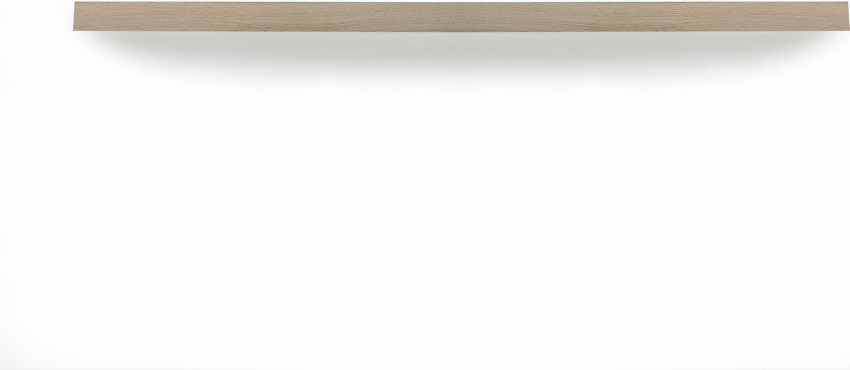 Woodbrothers Zwevende wandplank eiken recht 100x30cm
