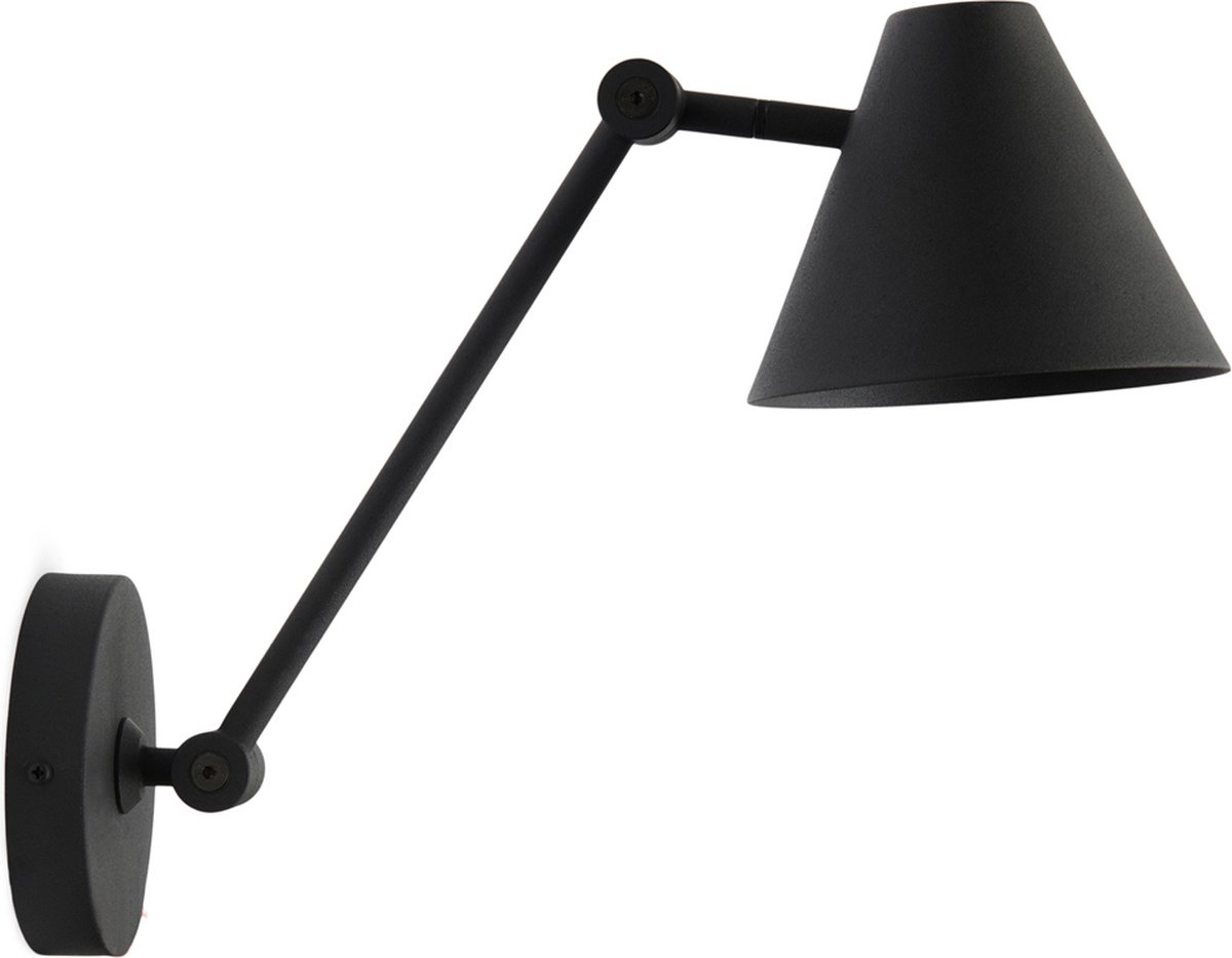Rivièra Maison - Wandlamp zwart, ijzer, 40 cm breed en 16 cm hoog