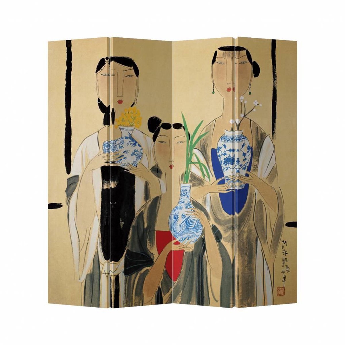 Fine Asianliving Kamerscherm Scheidingswand