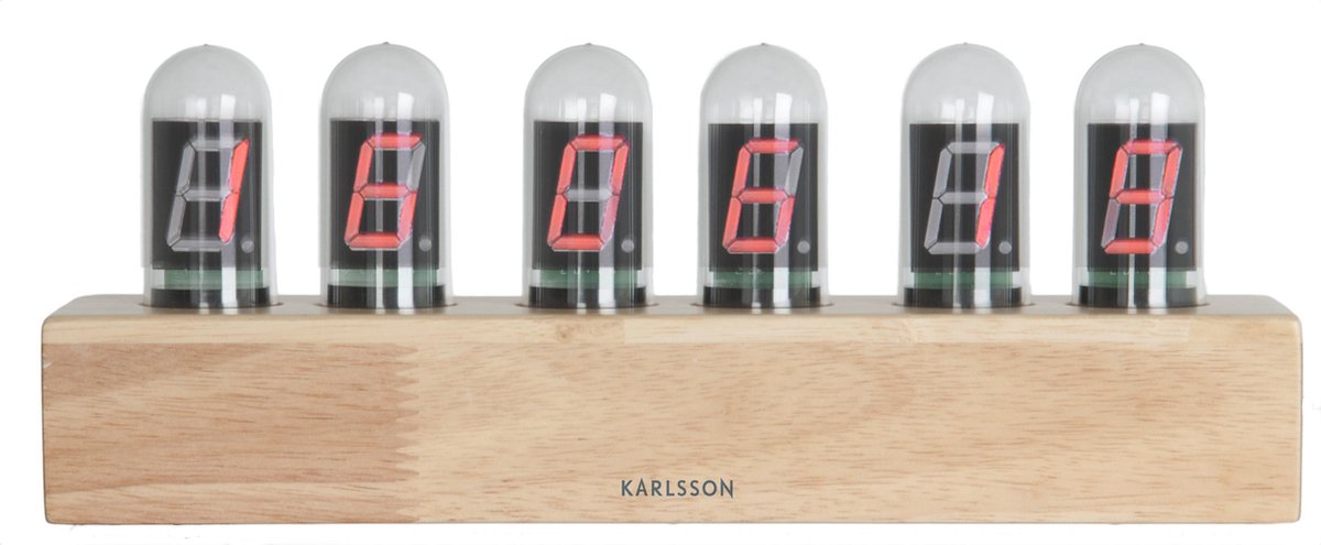 Karlsson Cathode Tafelklok - Bruin