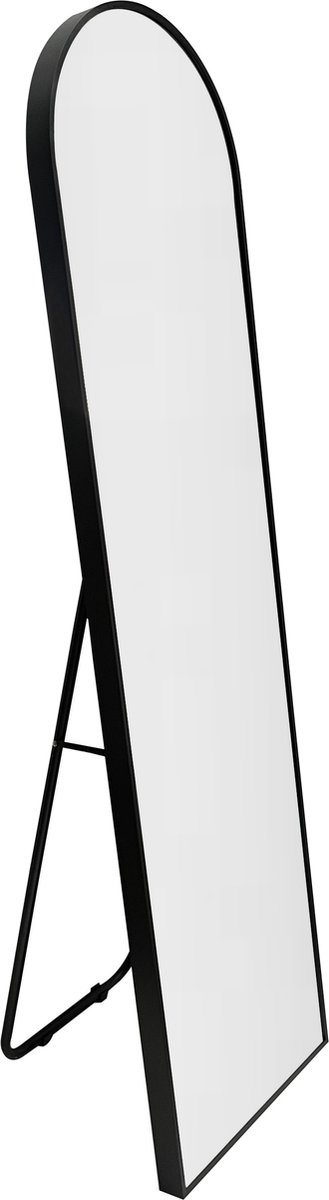 Fragix Ziva Staande passpiegel Boog 150x40 Zwart