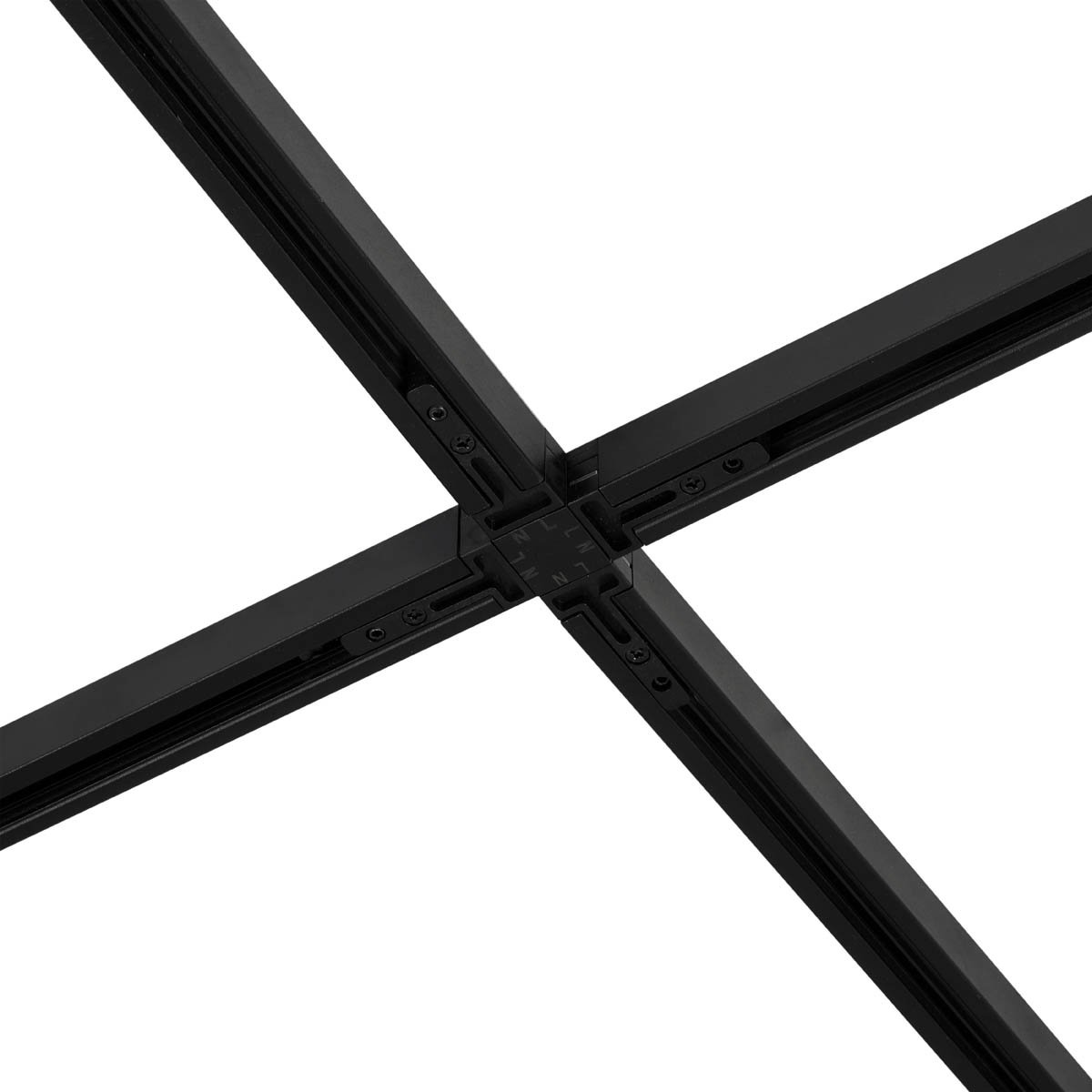 QAZQA Modern railsysteem met 6 spots en 4 hanglampen donker brons