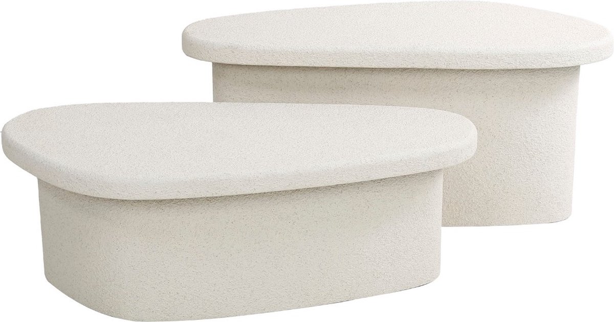 AnLi Style Salontafel XL set|2 stone organic