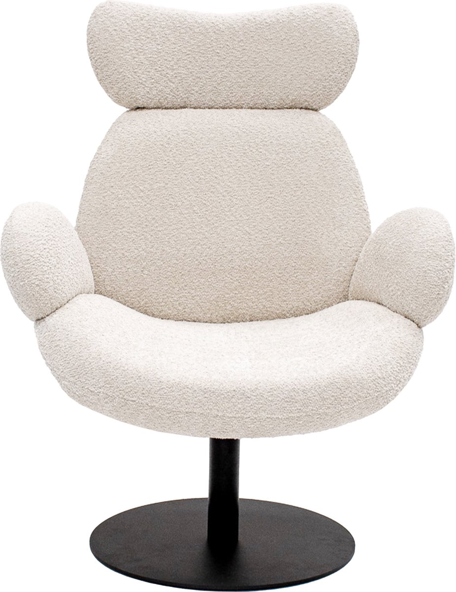 Kick draaifauteuil Lev - Crème