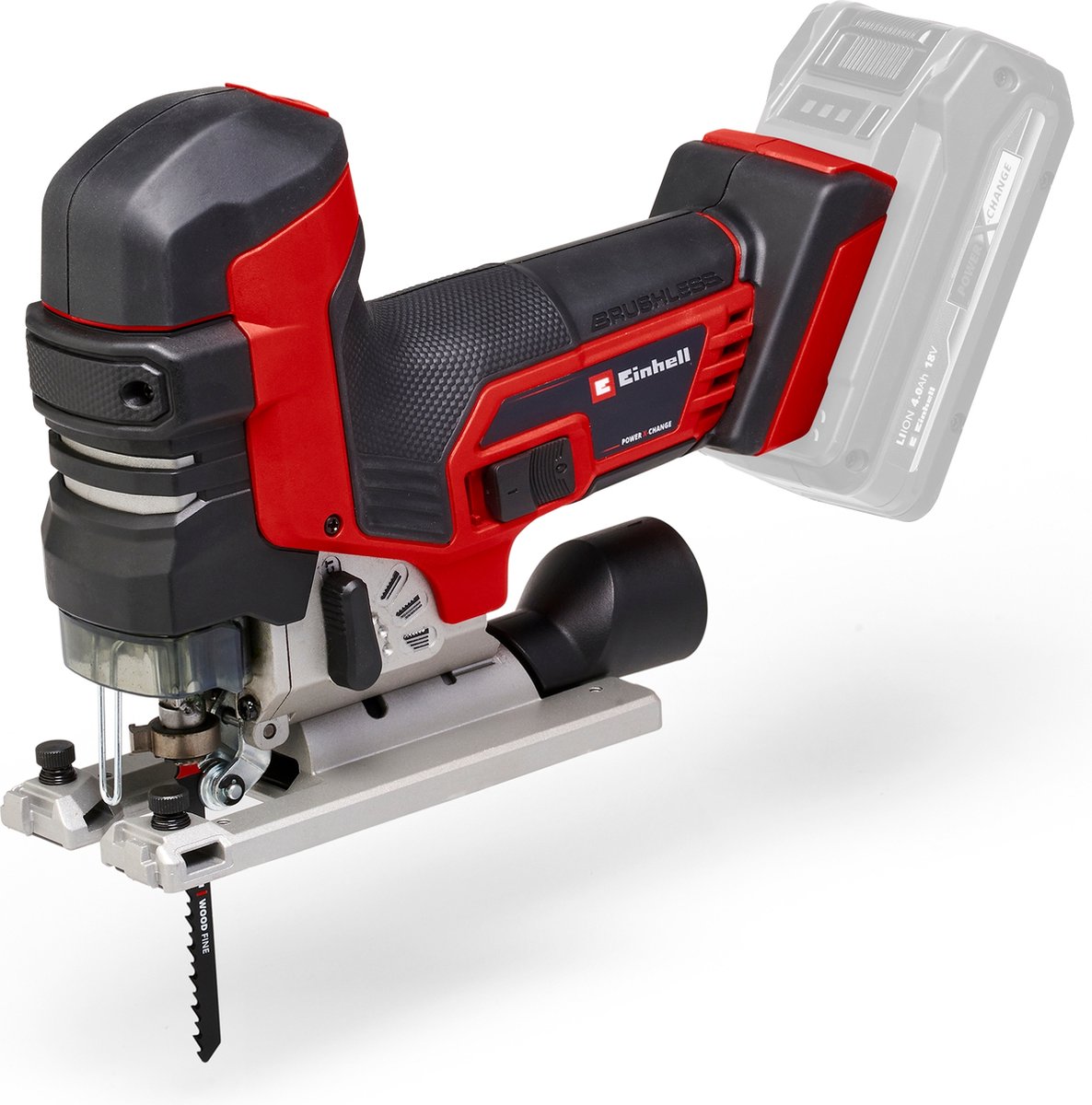 Einhell TP-JST 18/135 Li BL 4321265 Accu-decoupeerzaag Brushless, Zonder accu, Zonder lader Aantal meegeleverde accus: 0