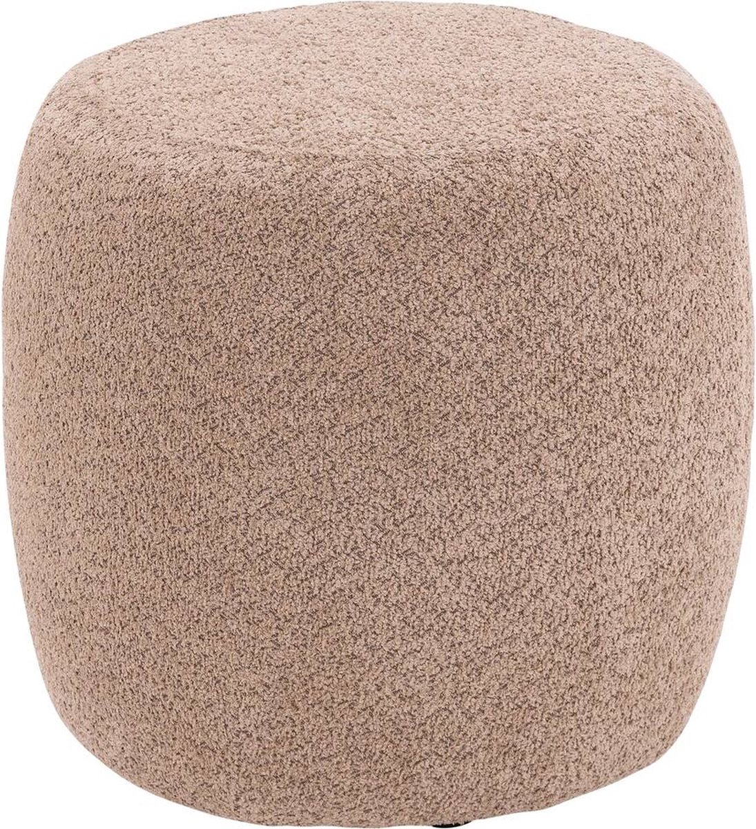 Goossens Hocker Lizz in boucle taupe