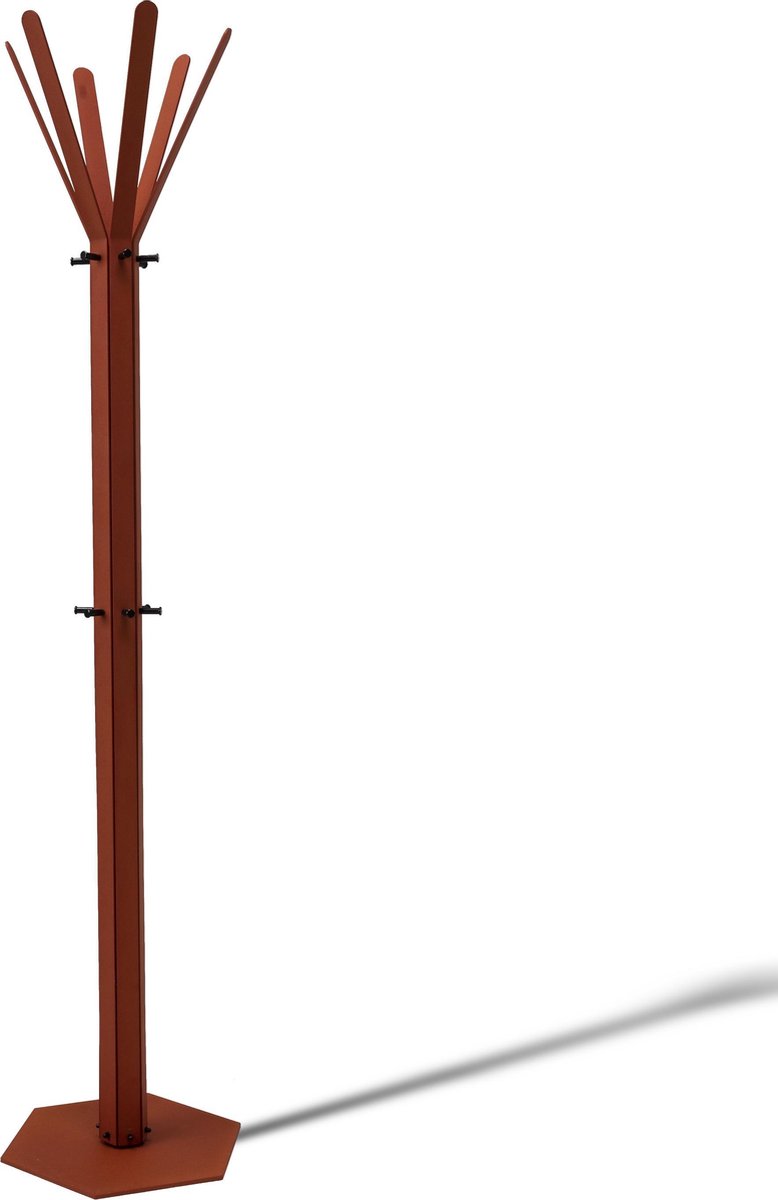 Gorillz Molto Staande Kapstok 18 Kapstok haken - Koper Bruin