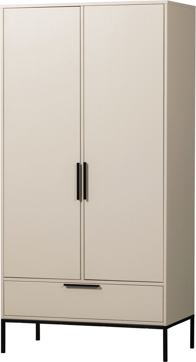 Woood Adam Kledingkast 2-deurs - Dust