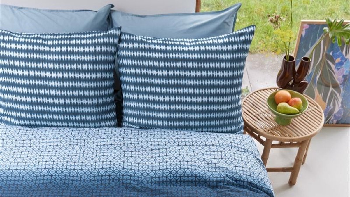 Beddinghouse Yori Dekbedovertrek 240 x 200/220 cm - Blauw