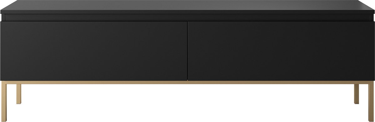 NADUVI Collection Kate Tv-Meubel - B 150 cm - Zwart / Goud