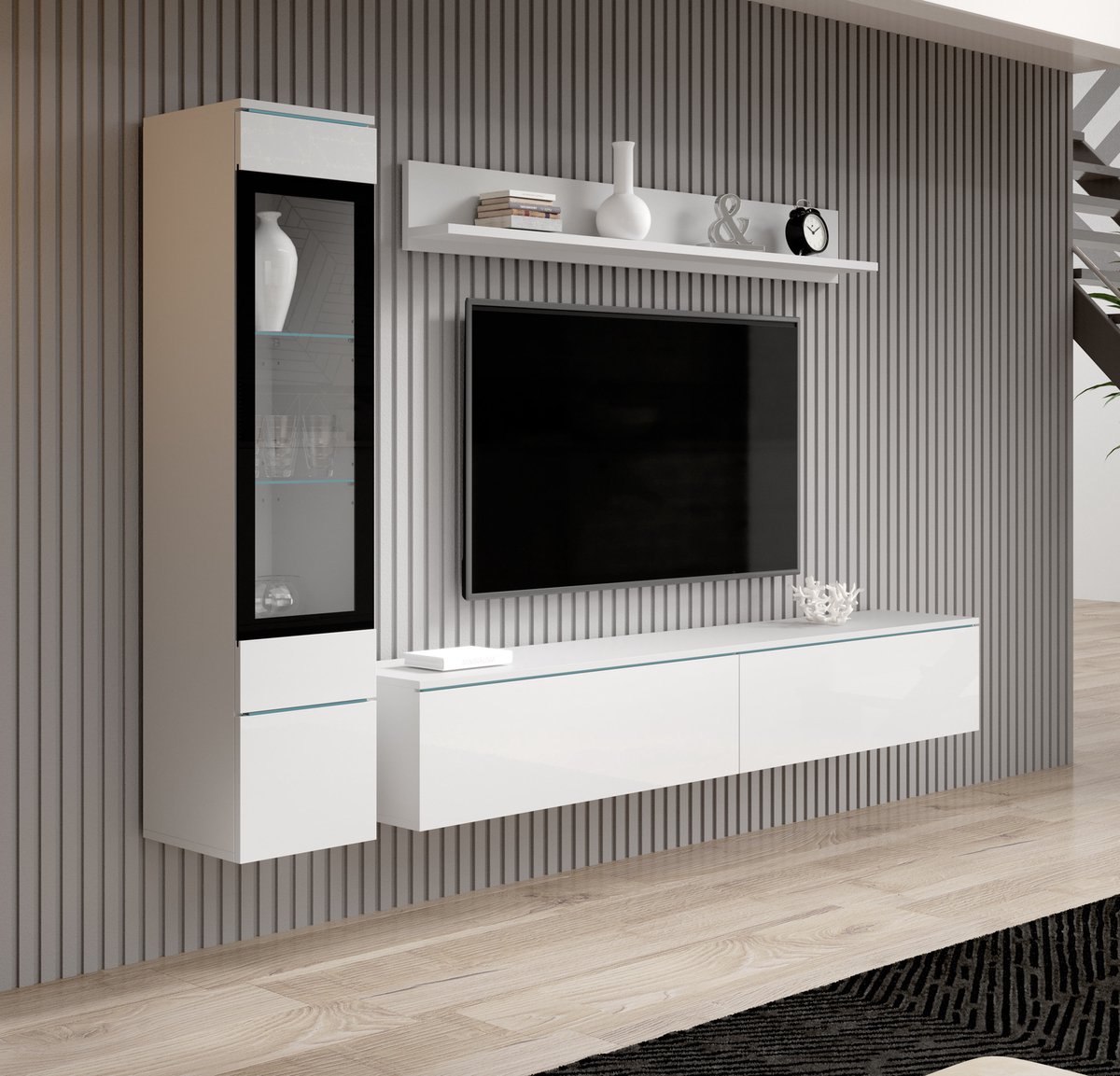 Meubella Wandmeubel Verity - Wit