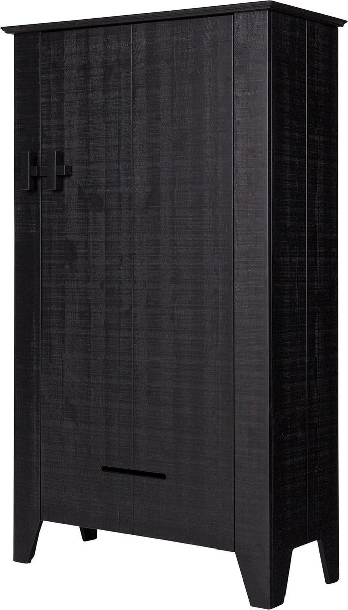 Woood Gijs Boerenkast - Zwart