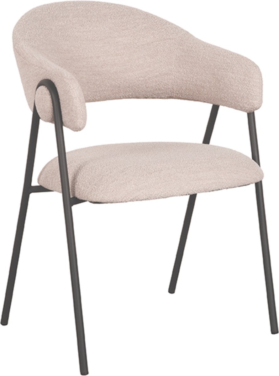 LABEL51 Eetkamerstoel Lowen - Naturel - Boucle