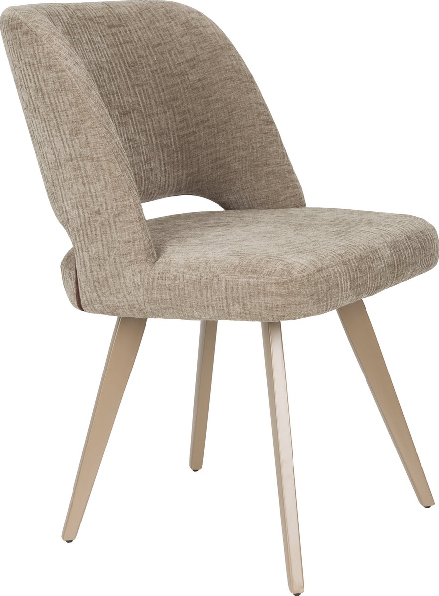 Housecraft Living Yves Eetkamerstoelen Bruin - Set van 2