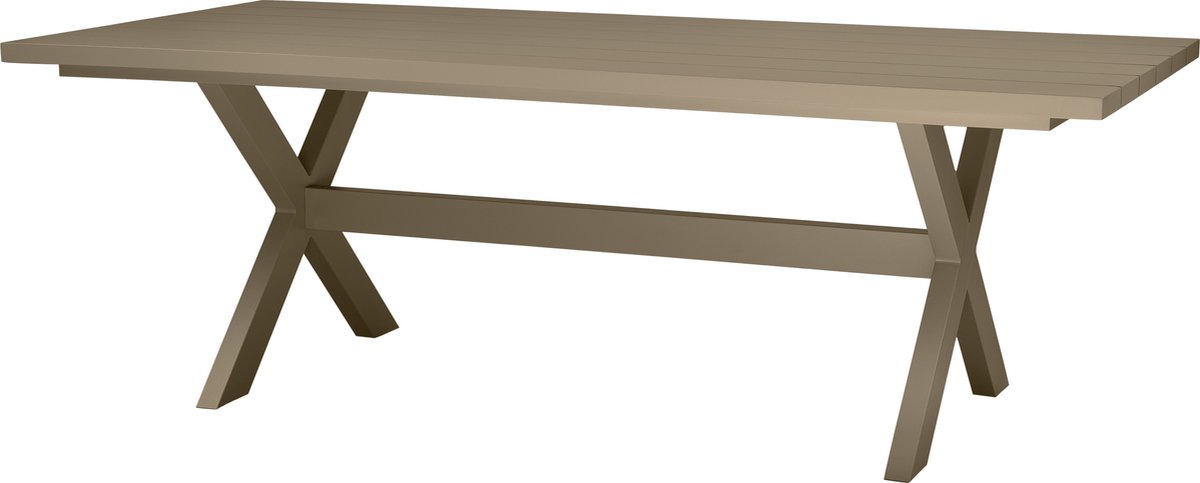 Exotan Delta Picknicktafel Aluminium - Groen / Zand