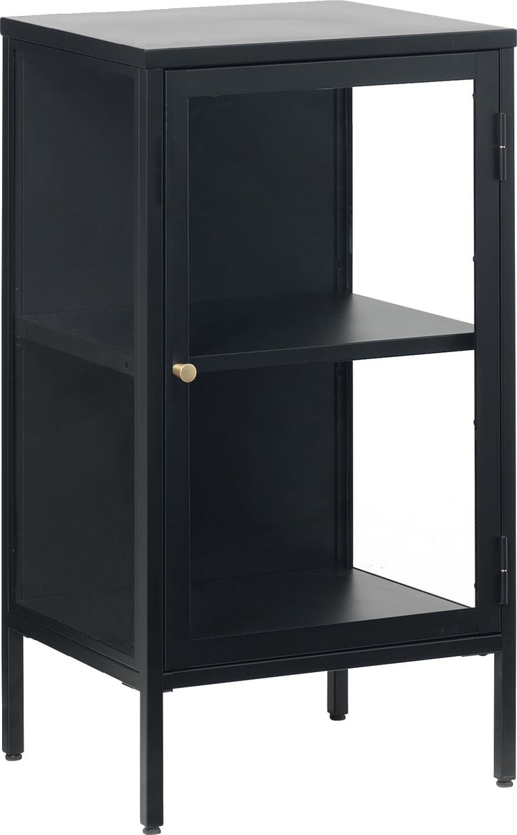 by fonQ Fort Vitrinekast - H 85 cm - Zwart