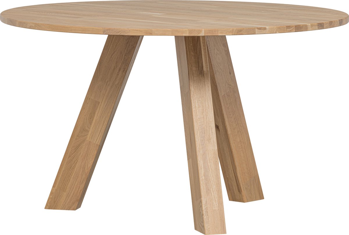 WOOOD Rhonda Eettafel - Ø 130 cm - Naturel