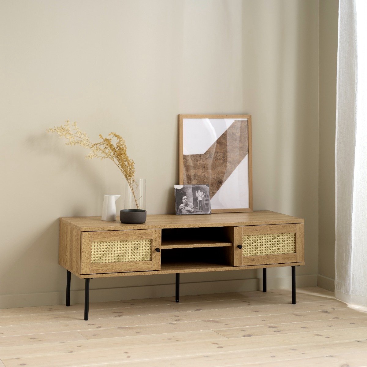 by fonQ Taryn Tv-meubel - Naturel Eiken